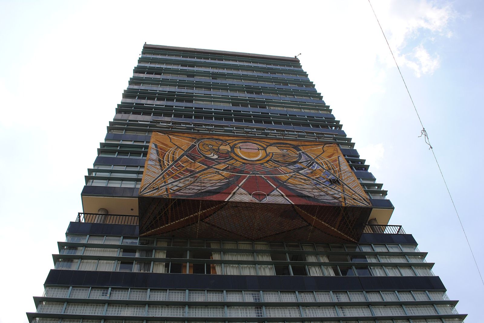 Torre de Rectoría de la UNAM en Ciudad Universitaria